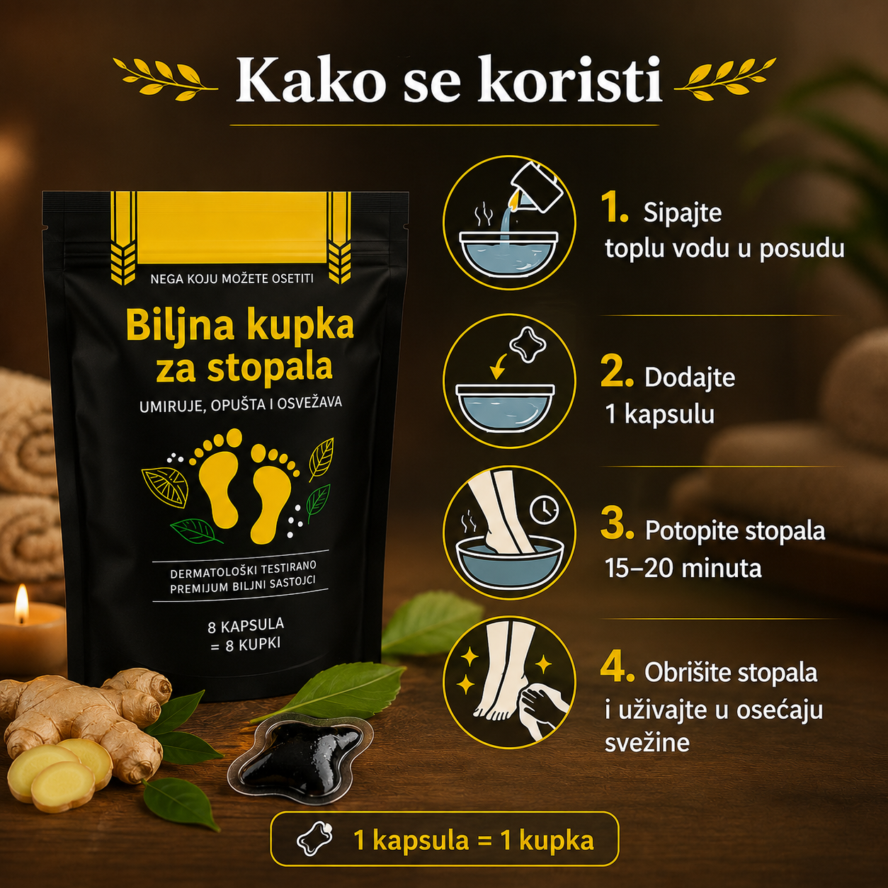 Biljna Kupka Za Stopala