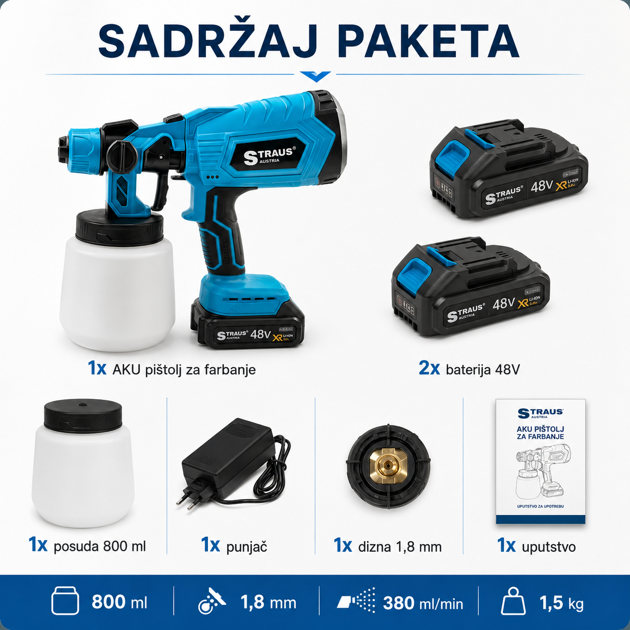 AKU Pištolj za Farbanje