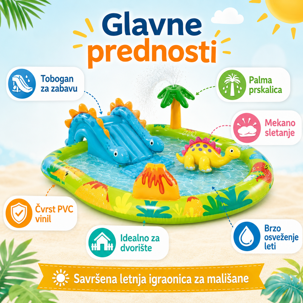 Intex Dino Avantura Dečiji Bazen