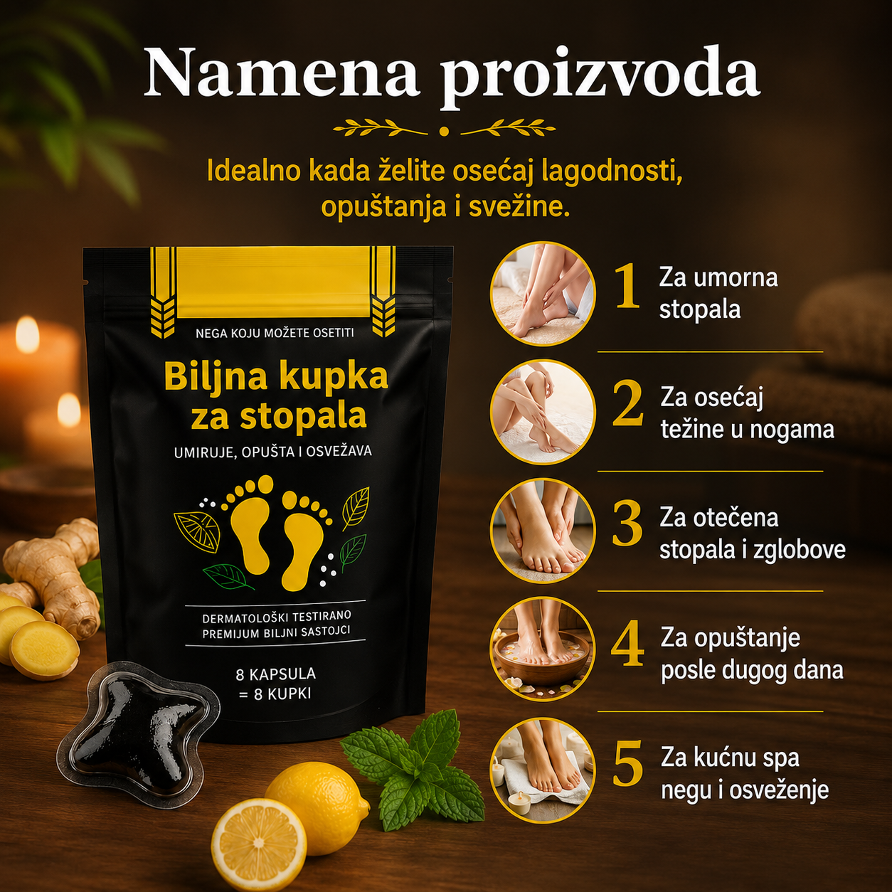 Biljna Kupka Za Stopala