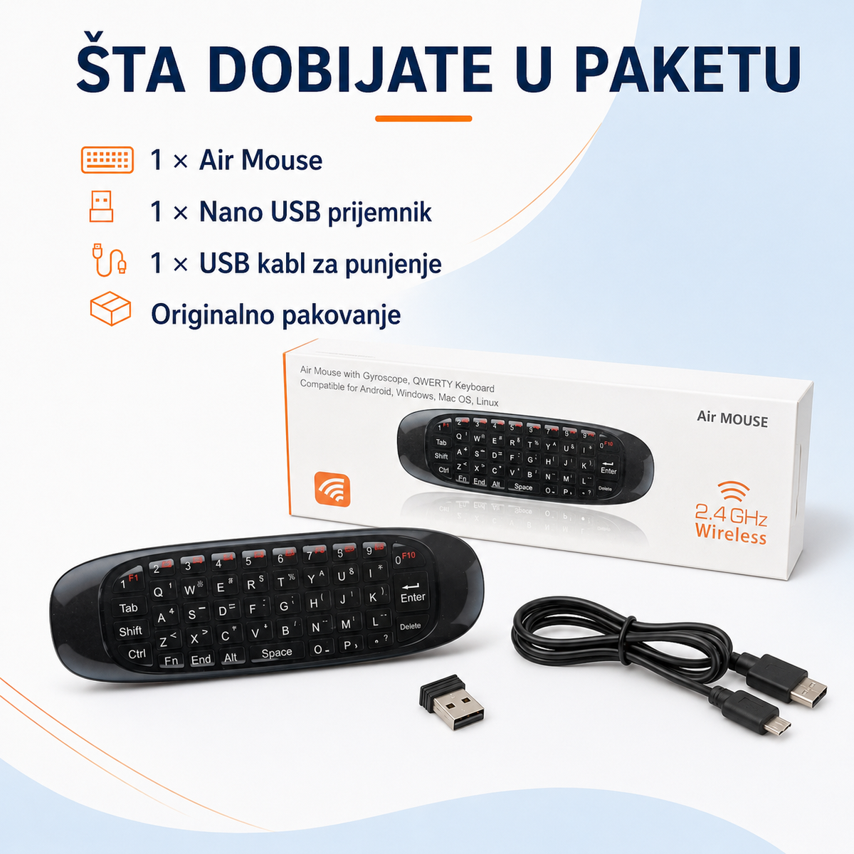 Bežični Miš i Tastatura