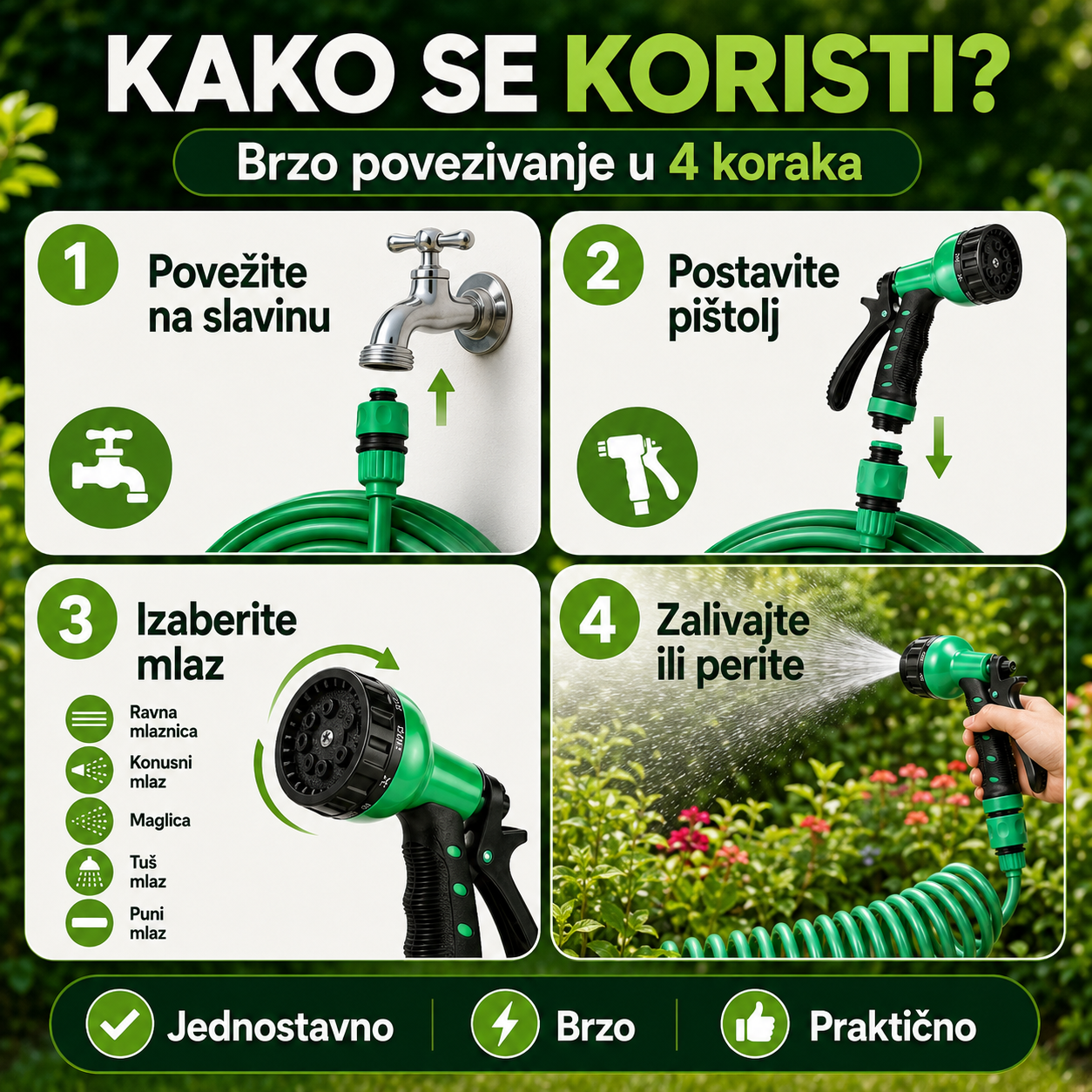 PVC Baštensko Crevo - 15 m