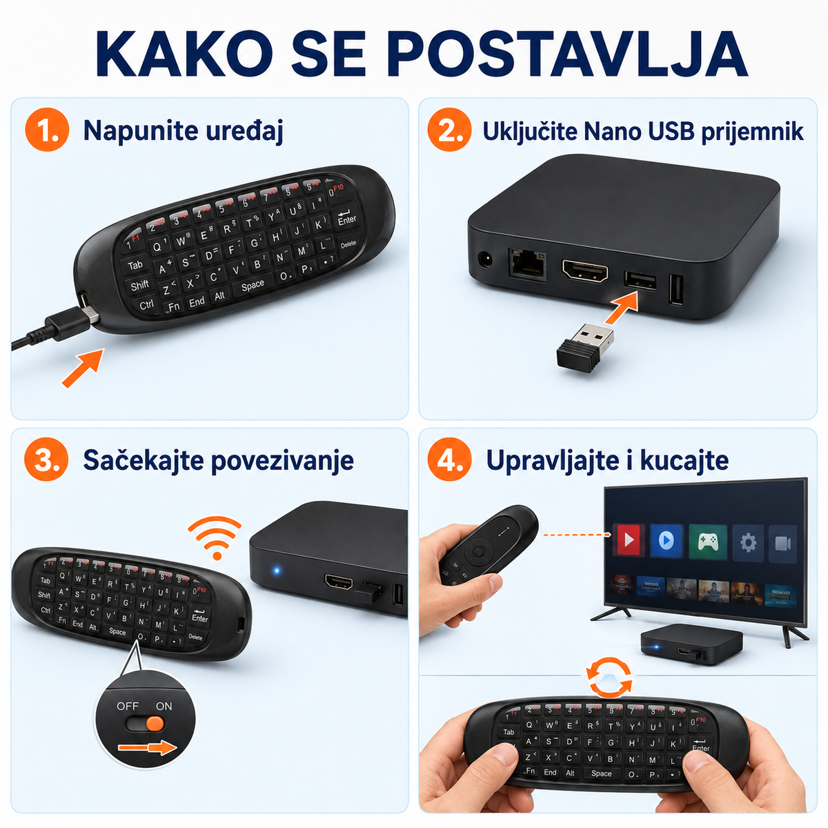 Bežični Miš i Tastatura