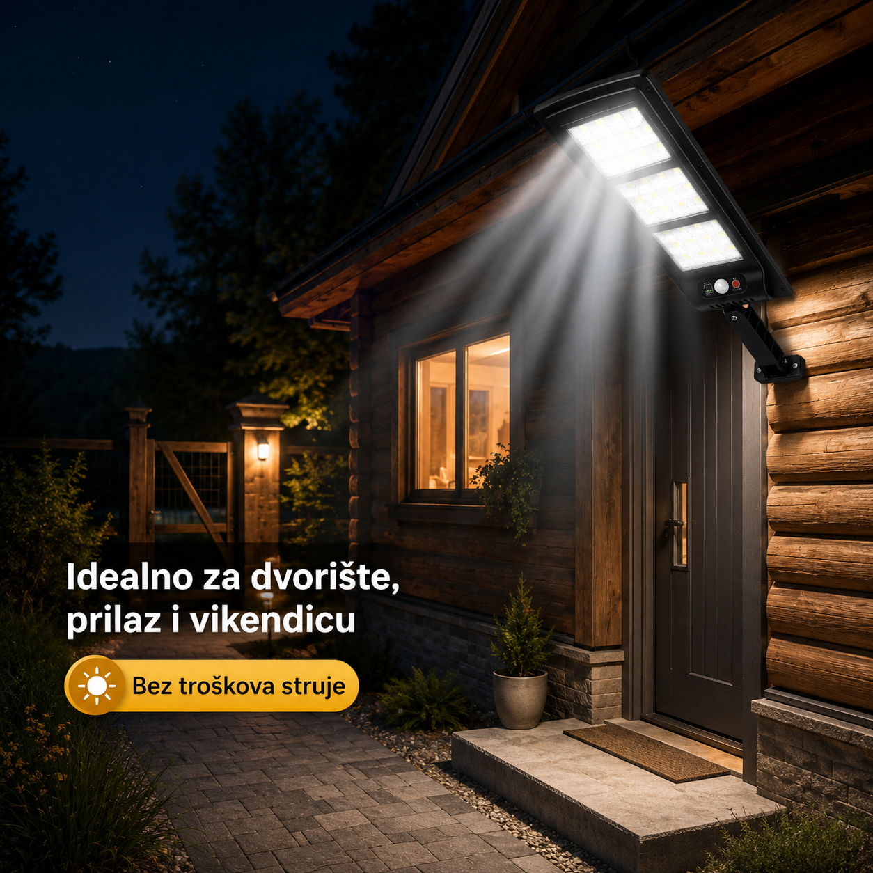 Ulični Solarni Reflektor 8000Lumena