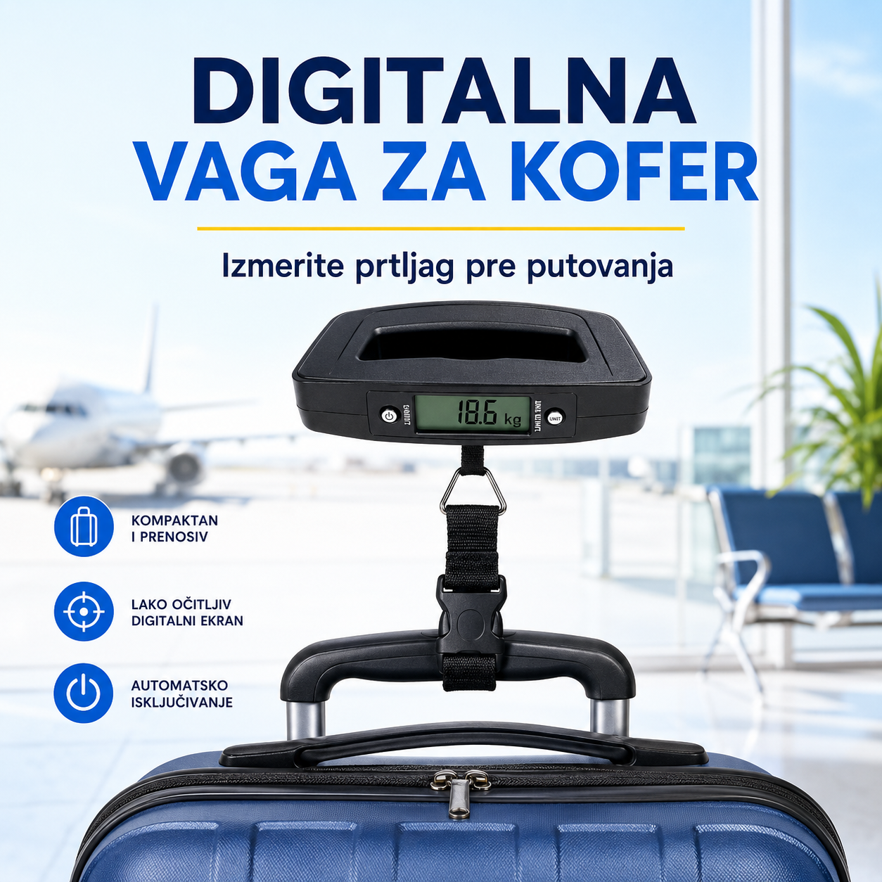 Digitalna vaga za prtljag