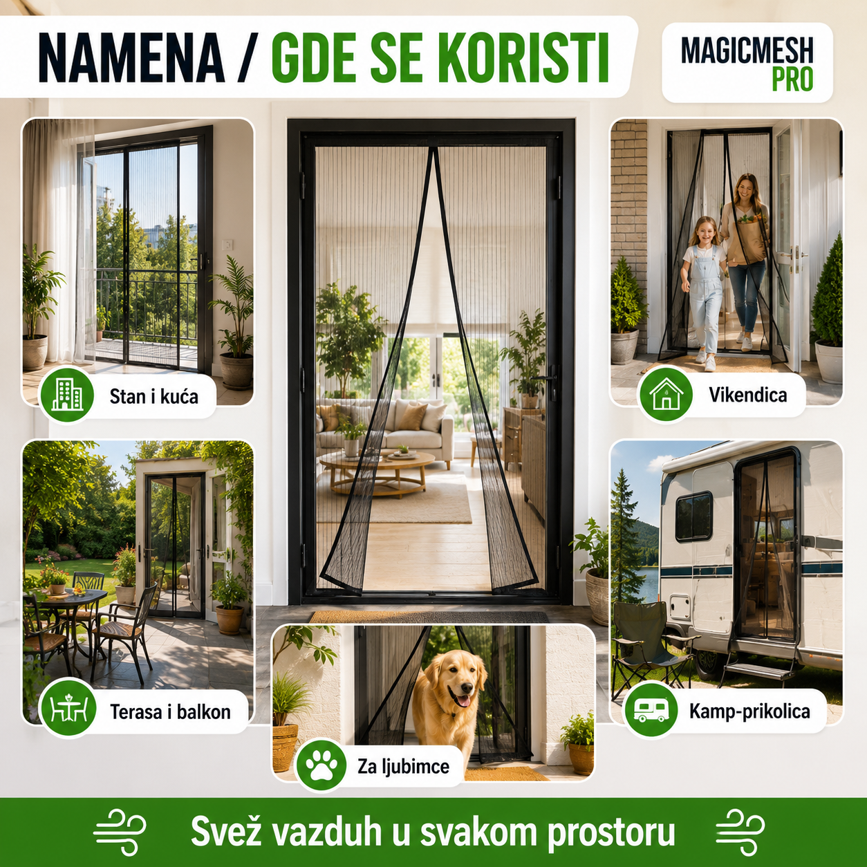 Magnetna Zavesa Protiv Insekata