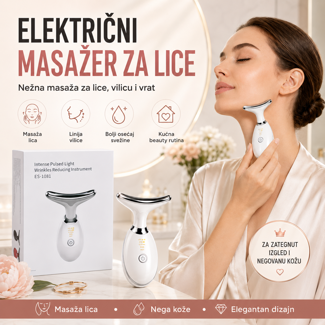 Električni masažer za lice