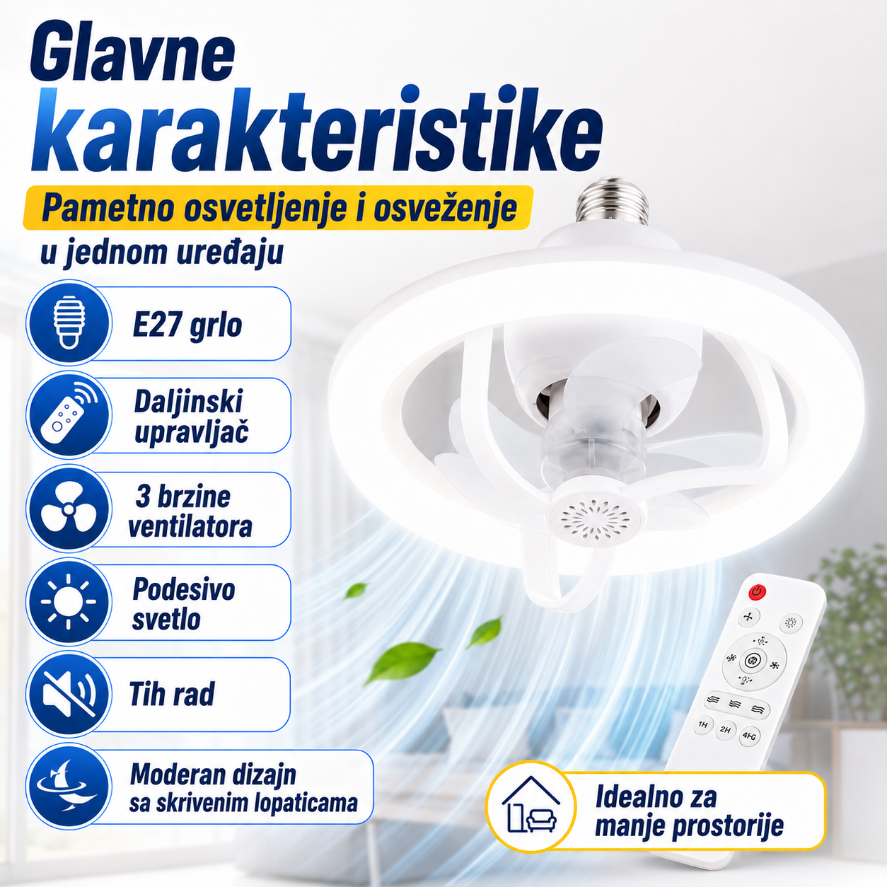 Ventilator Led Sijalica