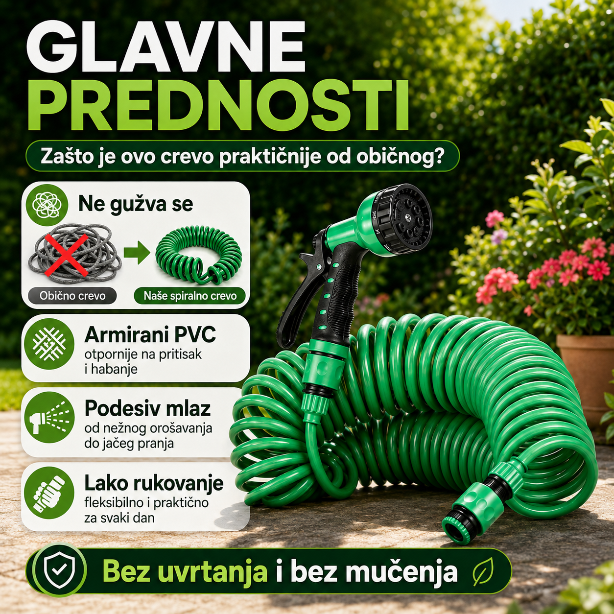 PVC Baštensko Crevo - 15 m