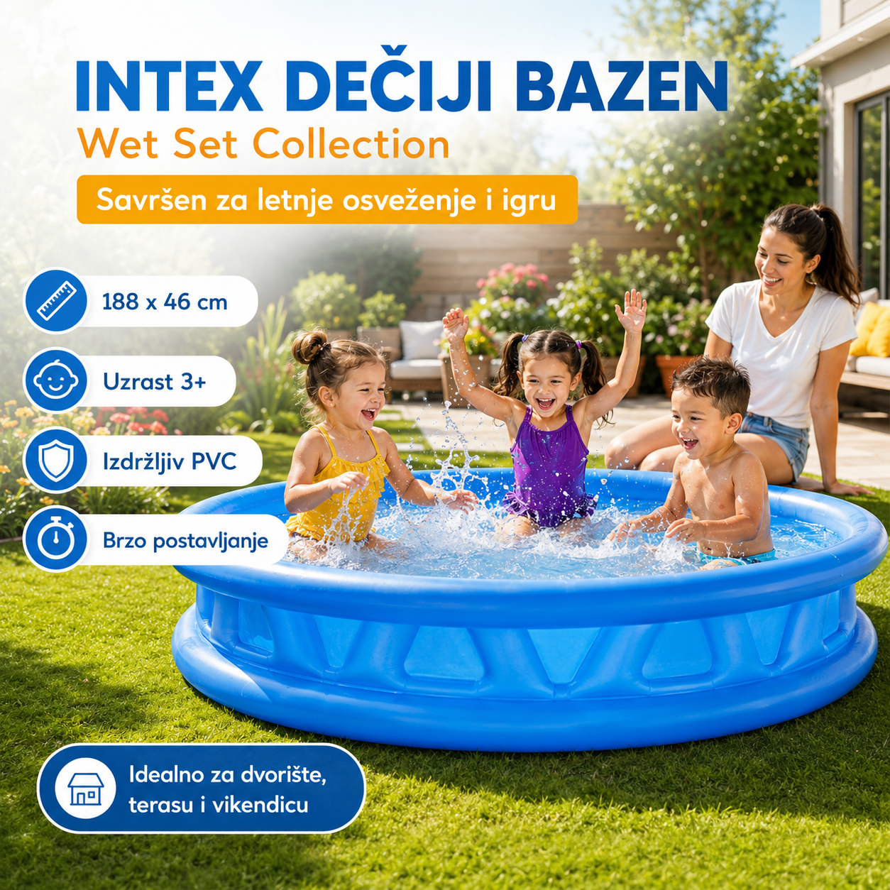 INTEX Wet Set deciji bazen