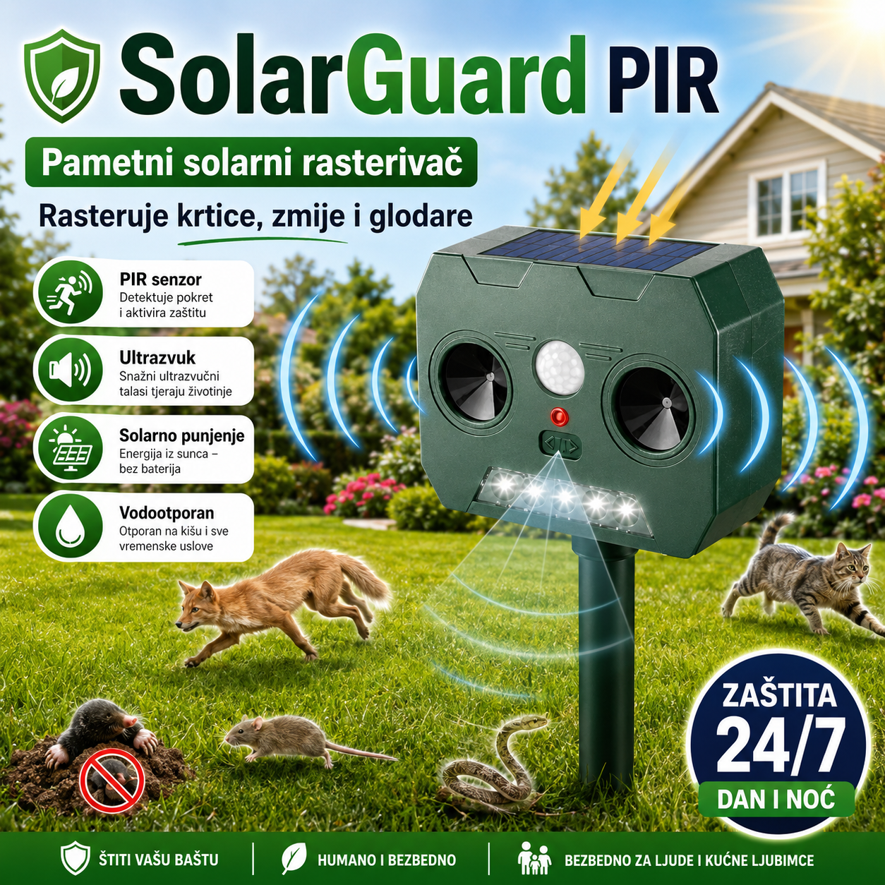 GreenProtect – Pametni Solarni Čuvar Bašte i Dvorišta