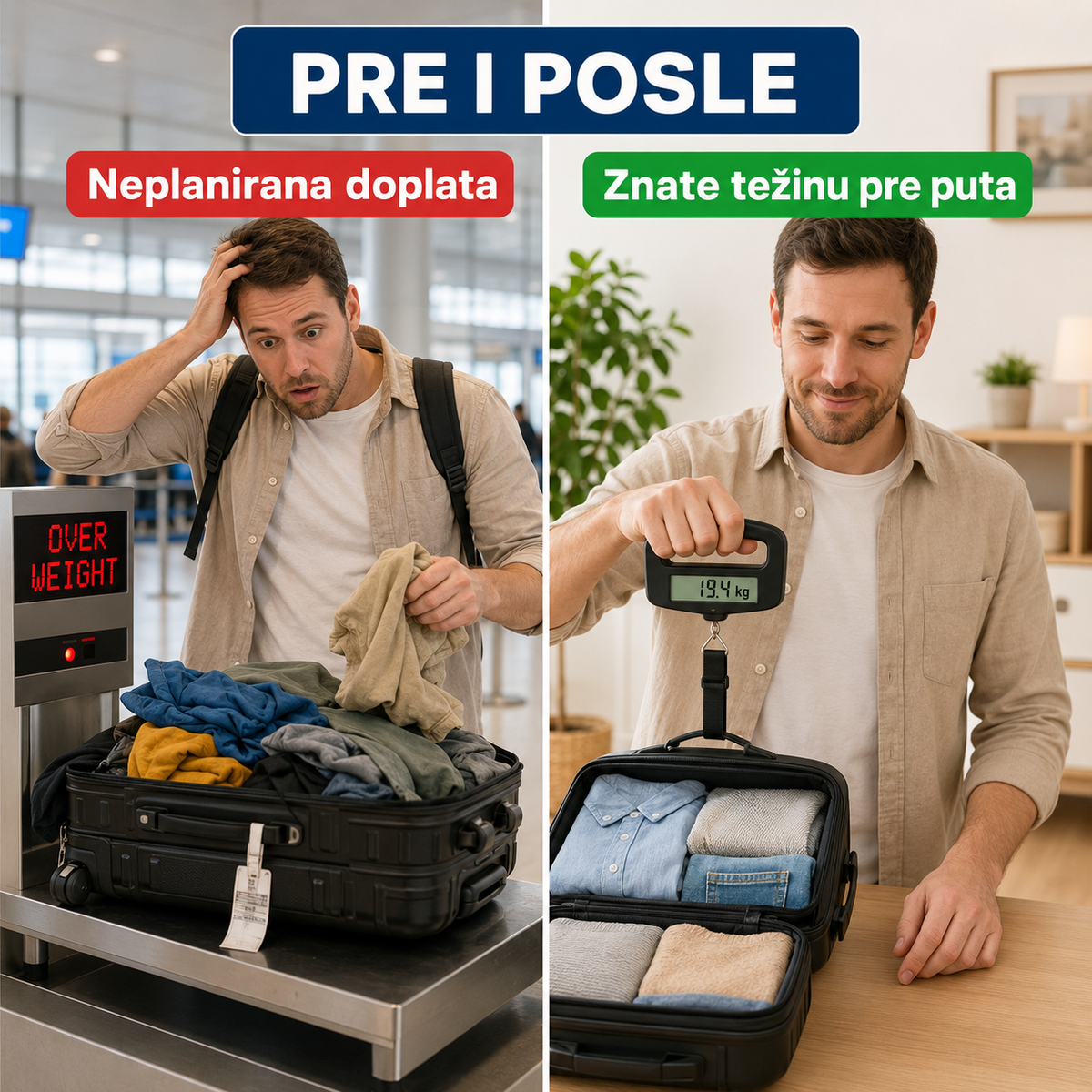 Digitalna vaga za prtljag