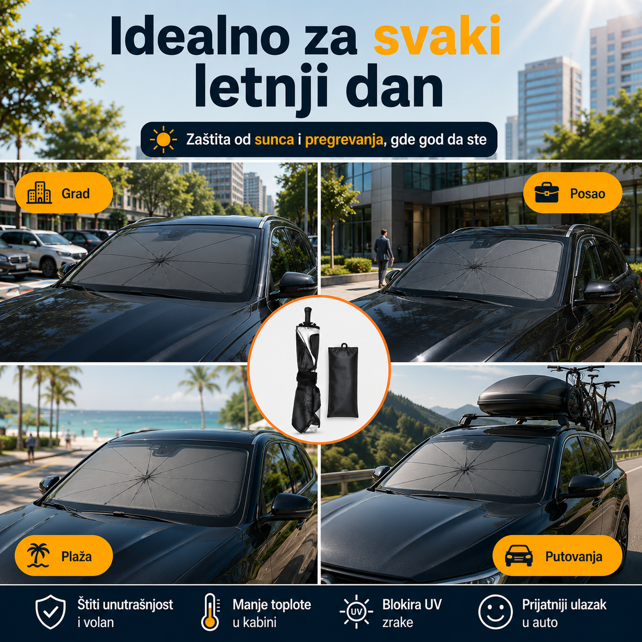 Suncobran - Zaštita od Sunca u Automobilu
