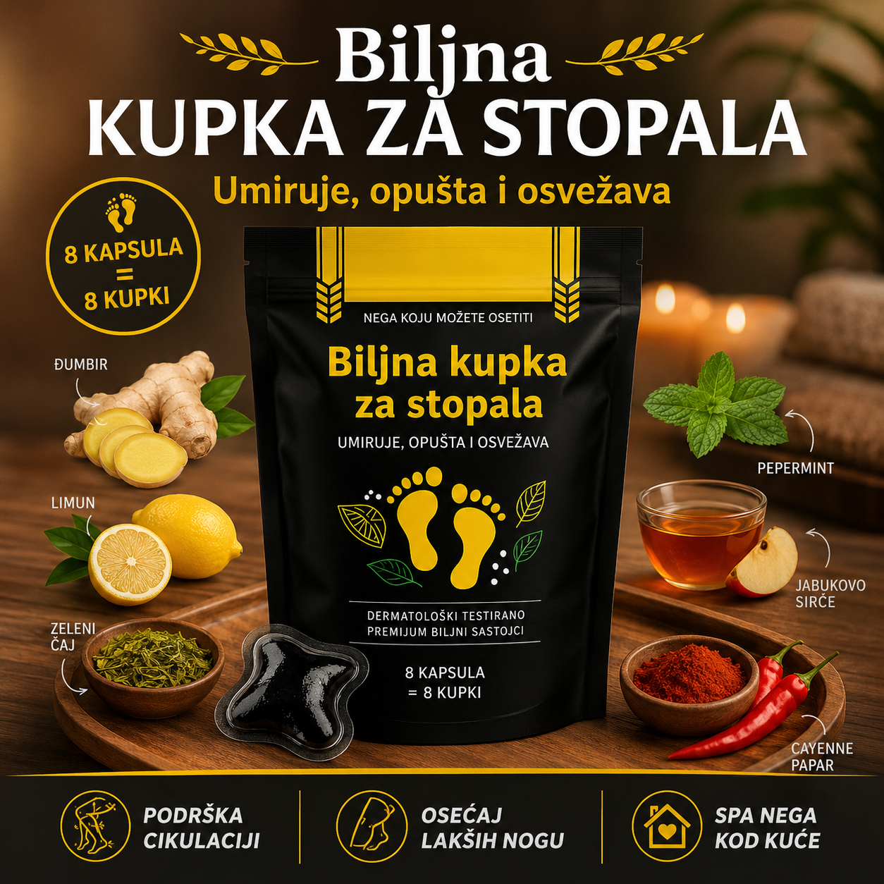 Biljna Kupka Za Stopala