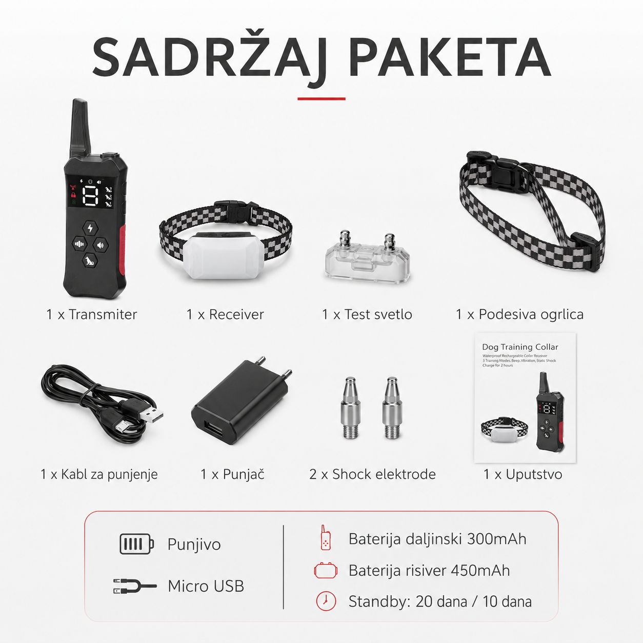 Ogrlica za dresuru - Petcomer