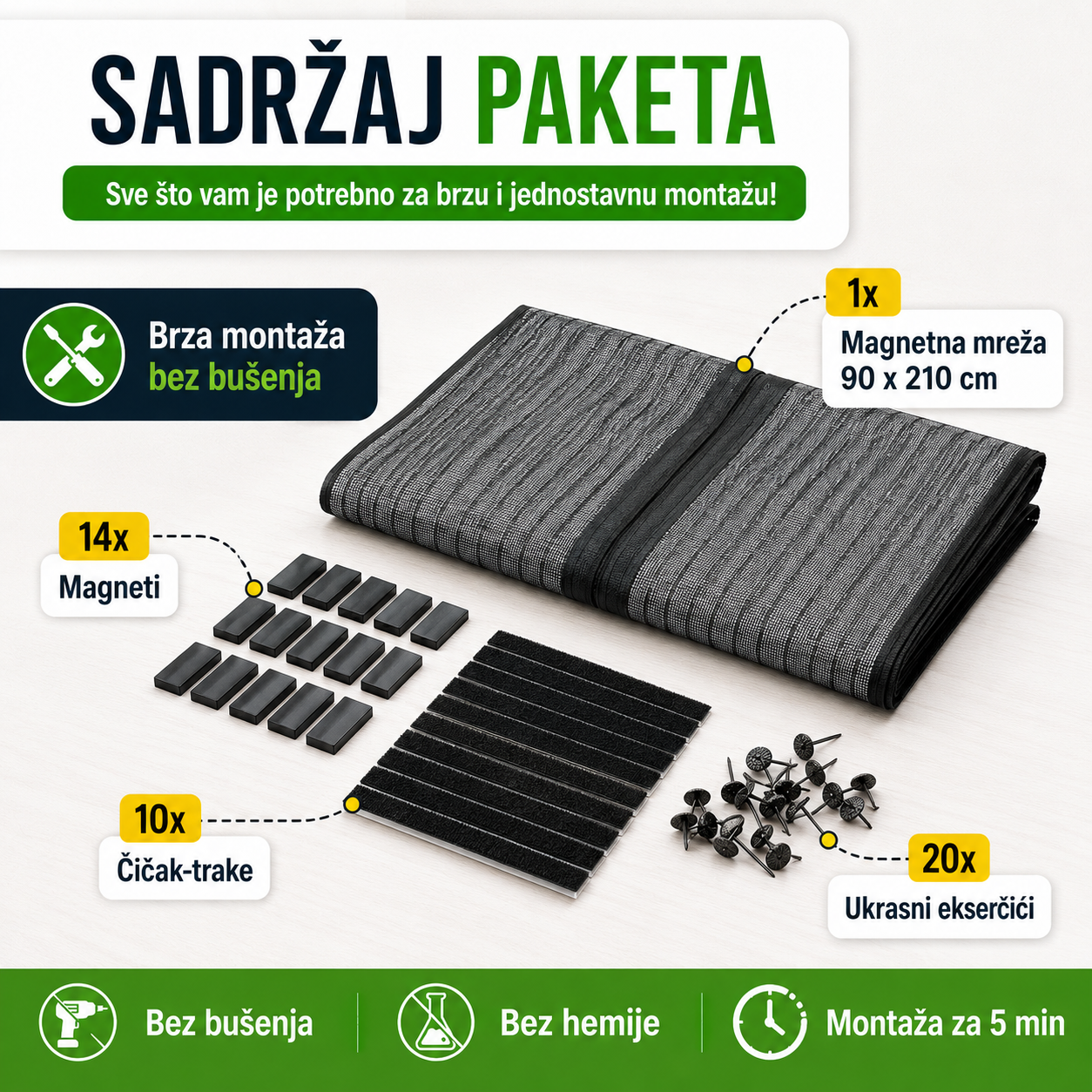 Magnetna Zavesa Protiv Insekata