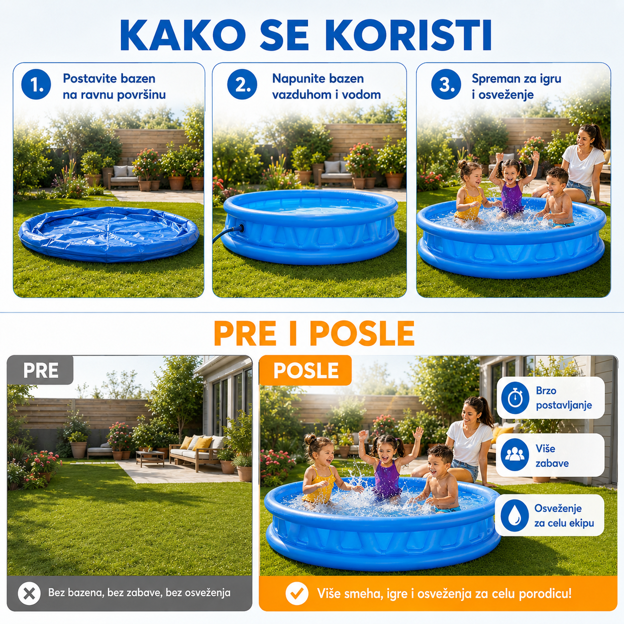 INTEX Wet Set deciji bazen