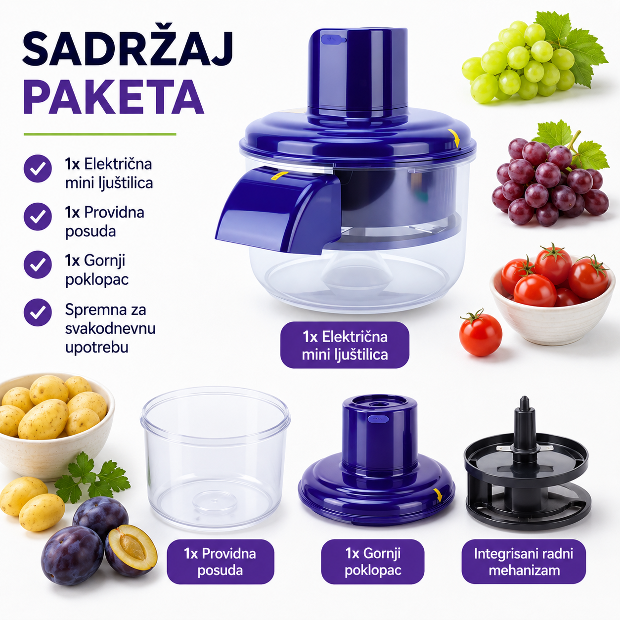 Električna Ljuštilica Voća i Povrća