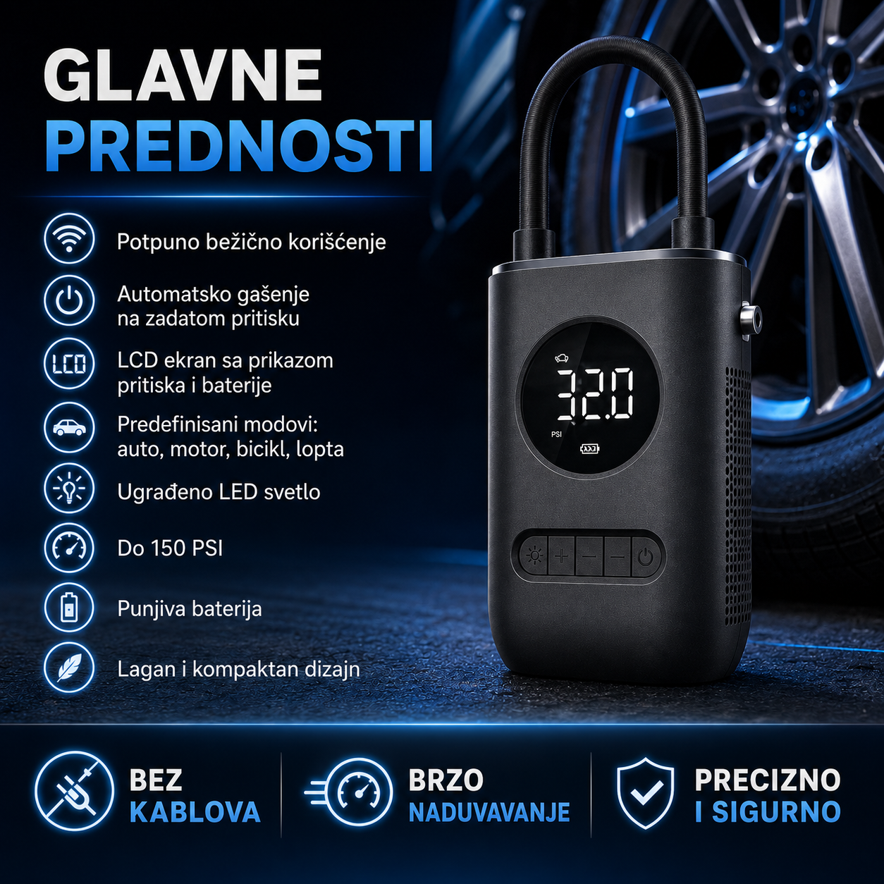 Prenosiva Pumpa - Kompresor