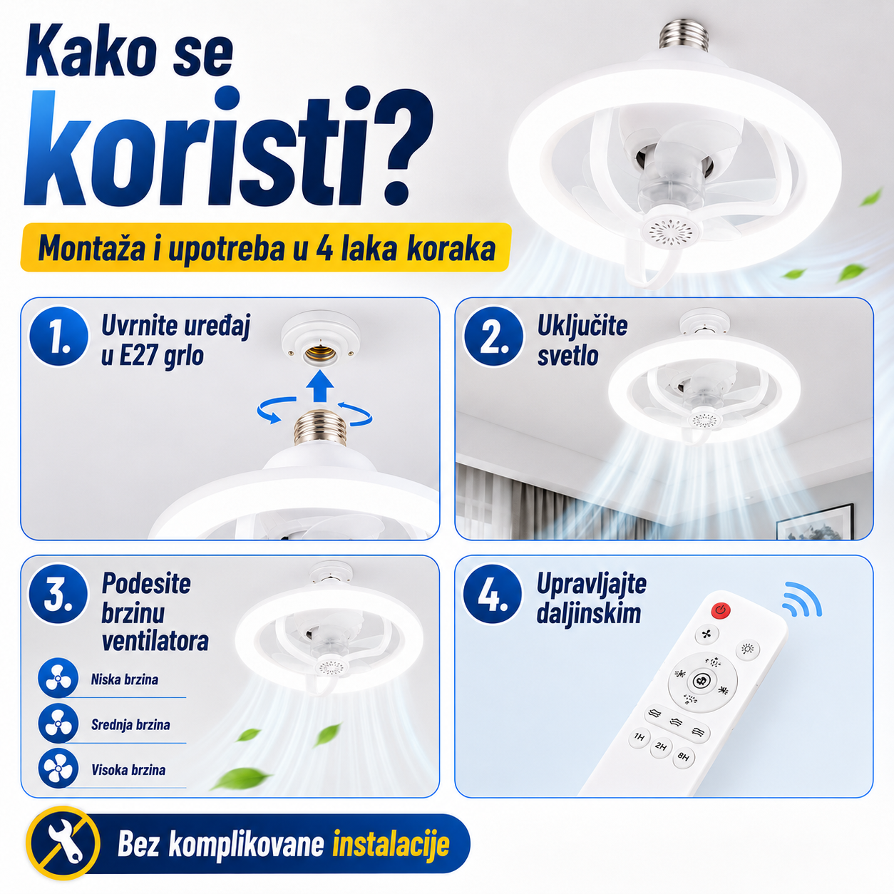 Ventilator Led Sijalica