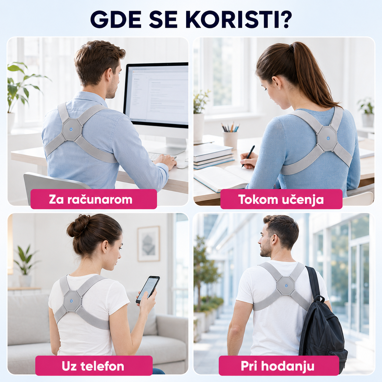 Pametni pojas za kicmu - ledja