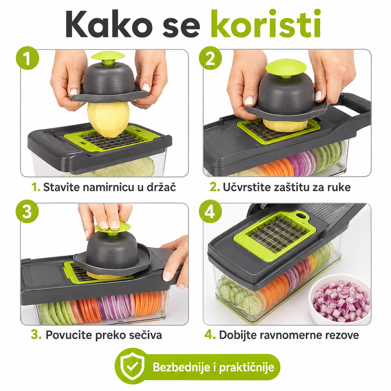 Multifunkcionalni secko voća i povrća