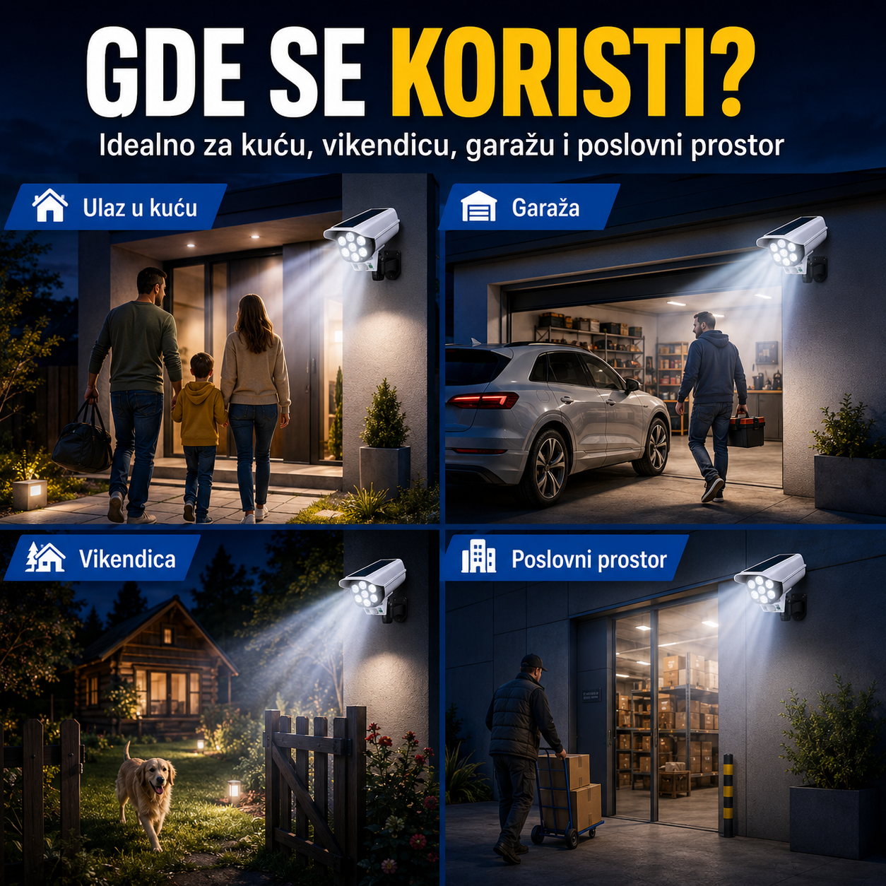 Solarni Reflektor - Lažna Kamera