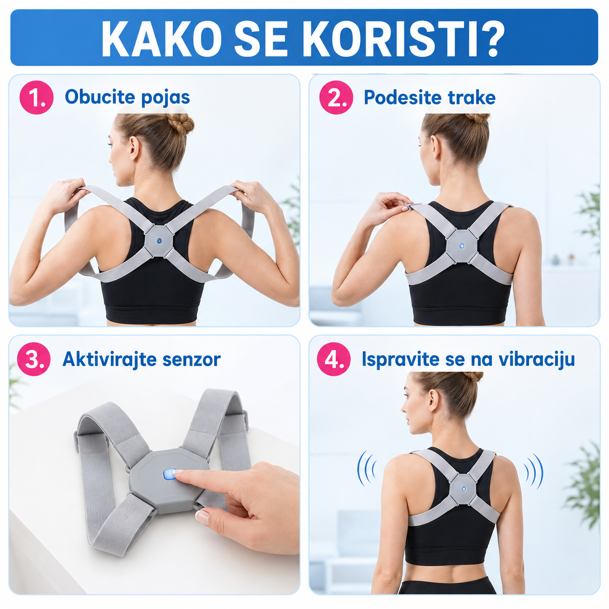 Pametni pojas za kicmu - ledja