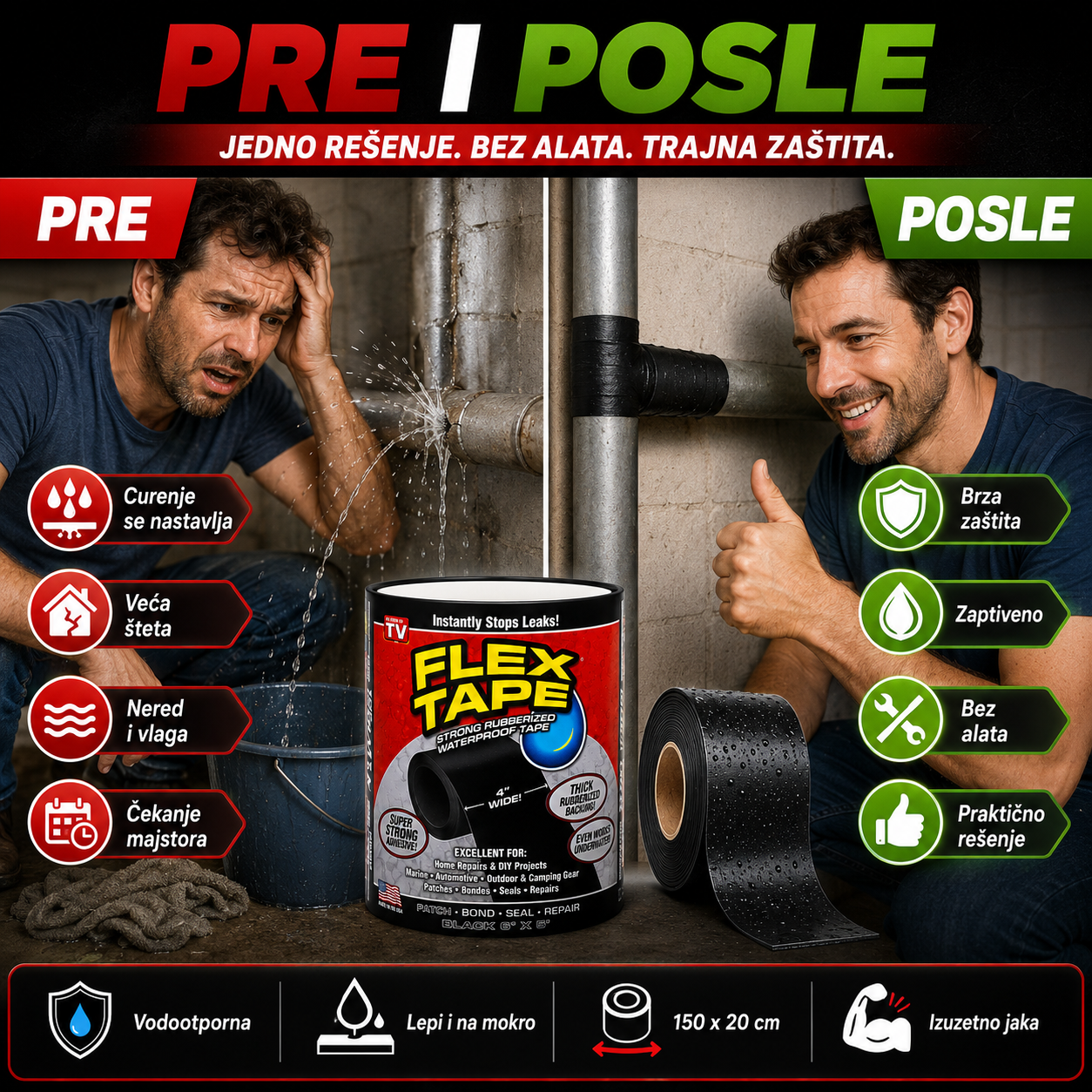 Flex Traka Protiv Curenja