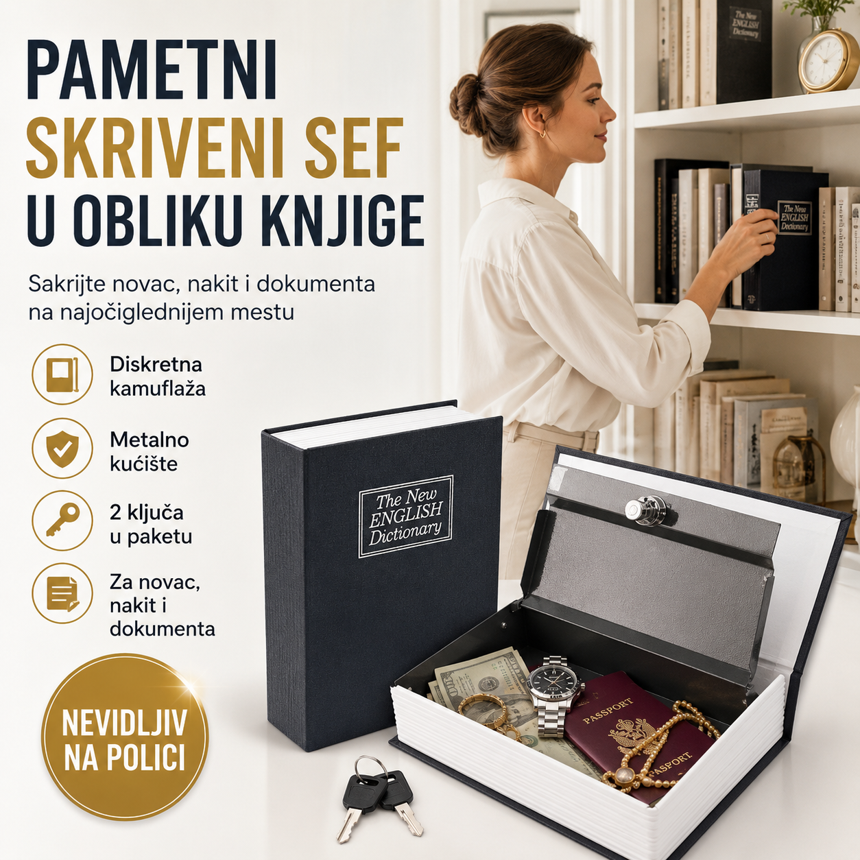 Tajni Sef u Obliku Knjige