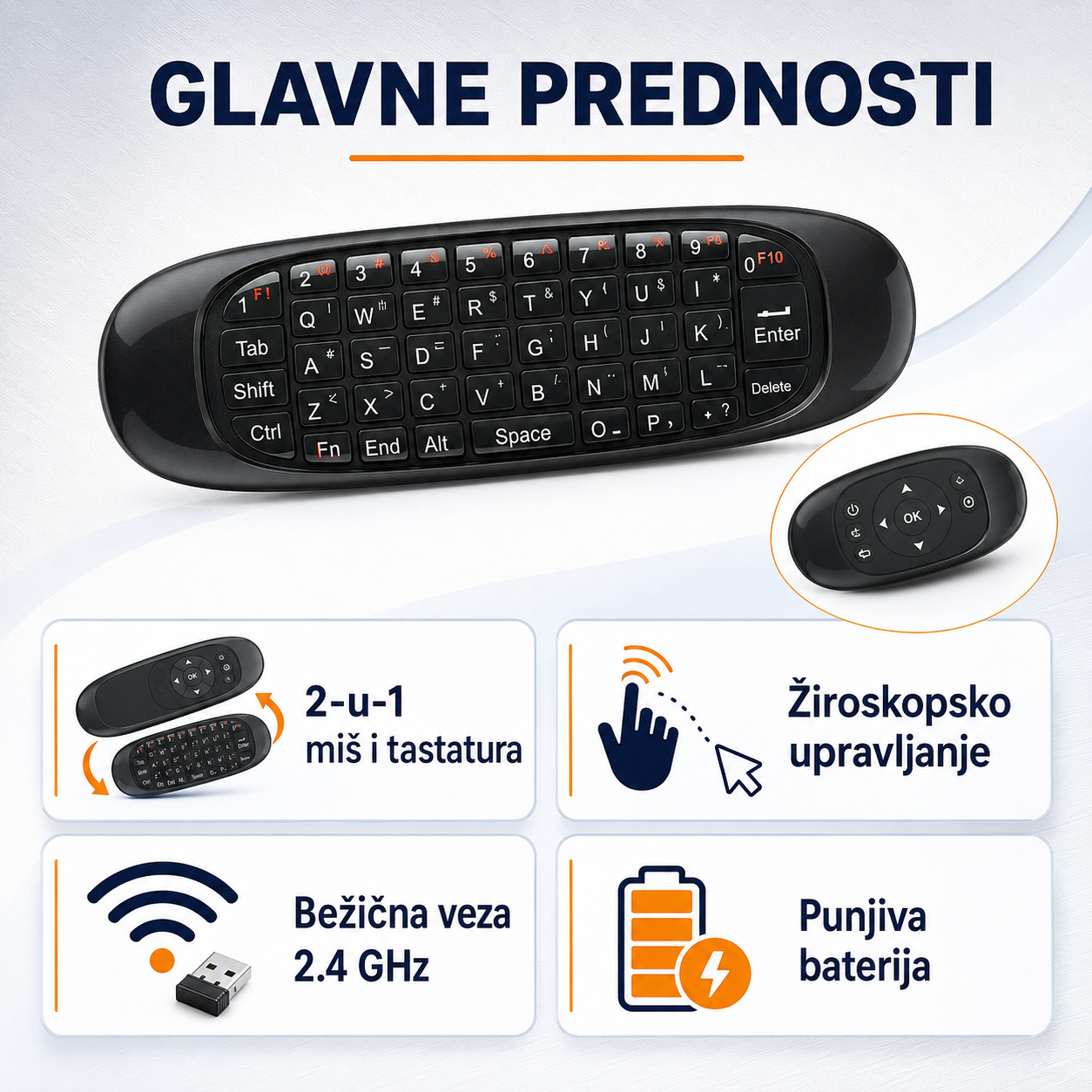 Bežični Miš i Tastatura