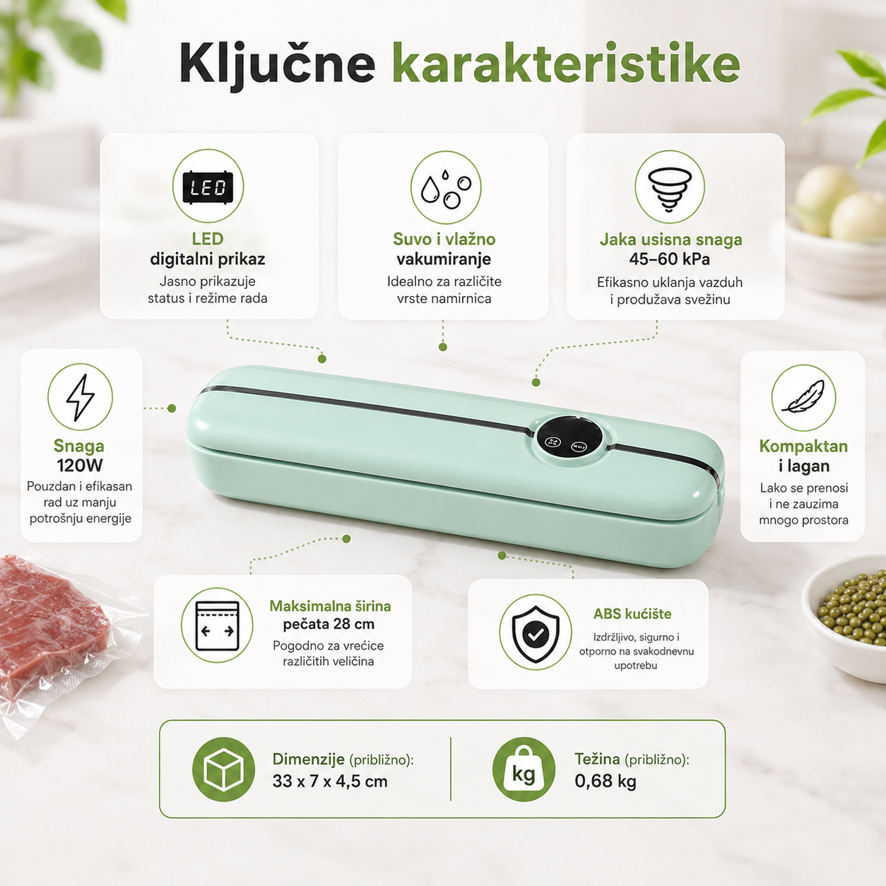 Digitalni aparat za vakumiranje