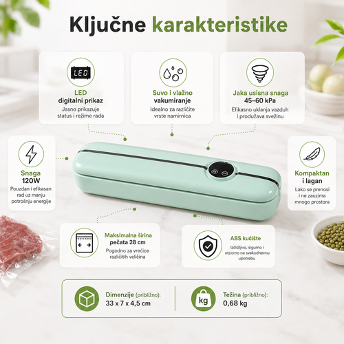 Digitalni aparat za vakumiranje