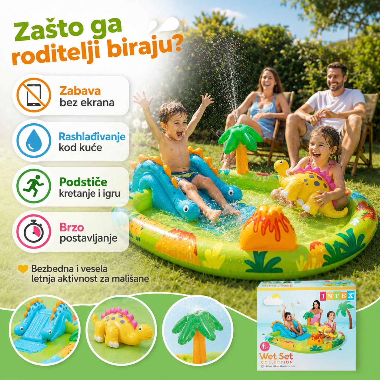 Intex Dino Avantura Dečiji Bazen