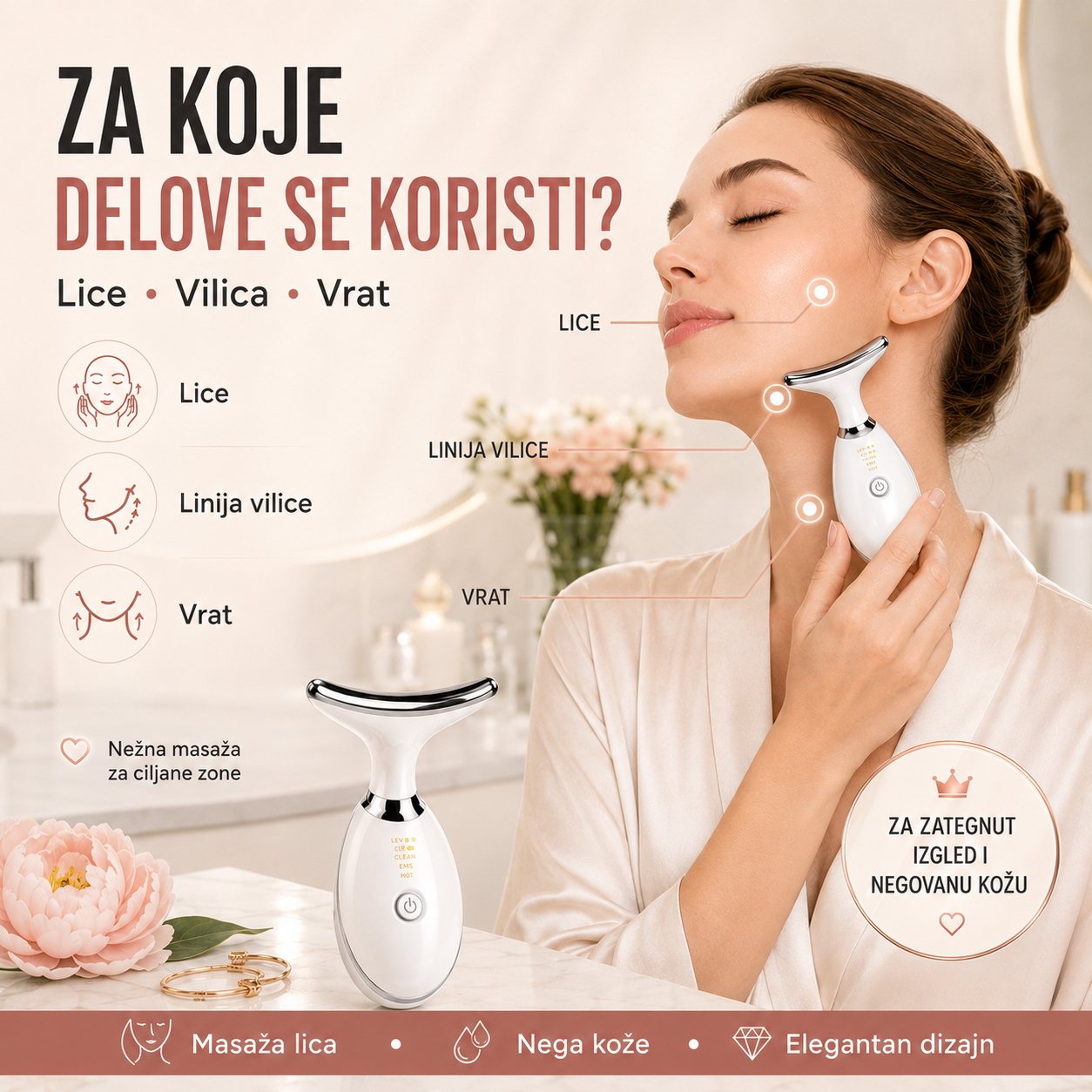 Električni masažer za lice
