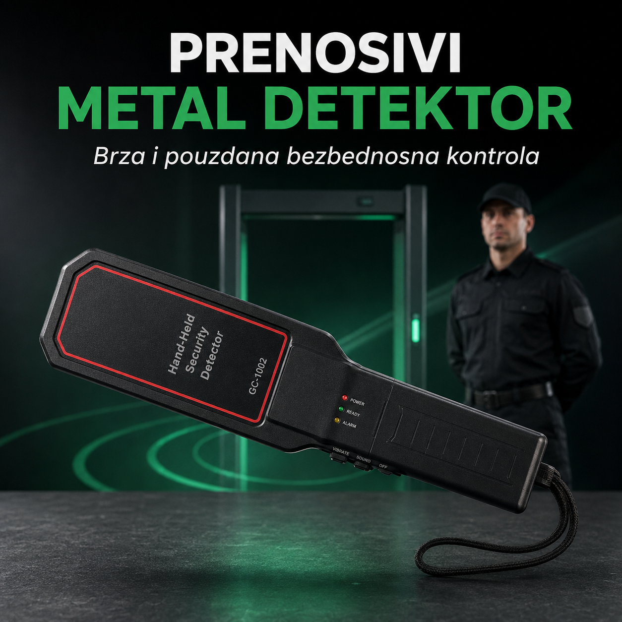 Punjivi Ručni Metal Detektor PRO