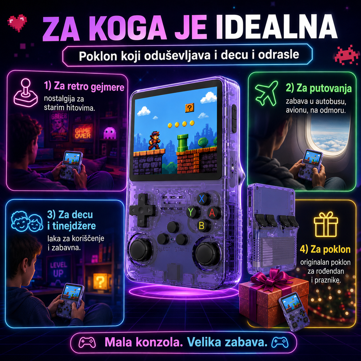 R36S Gaming Konzola