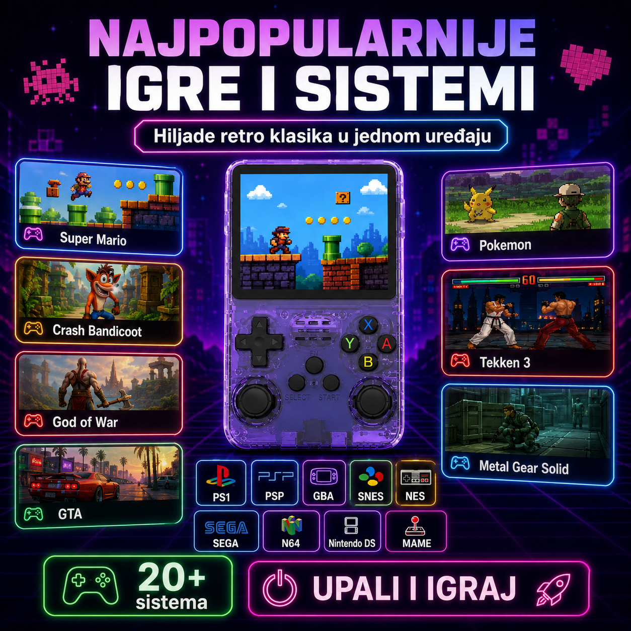 R36S Gaming Konzola